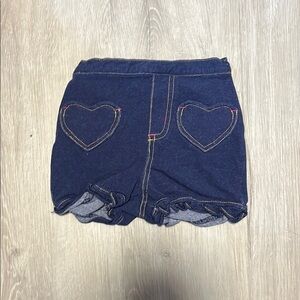 4/$20 Cute Denim Shorts with Heart Pockets